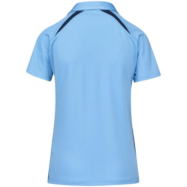 Ladies Splice Golf Shirt – Light Blue Marked to clear golf shirt