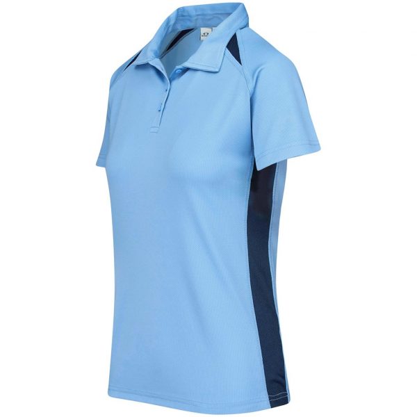 Ladies Splice Golf Shirt – Light Blue Marked to clear golf shirt