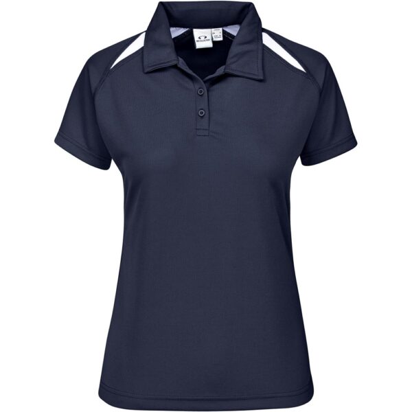 Ladies Splice Golf Shirt – Navy Marked to clear golf shirt