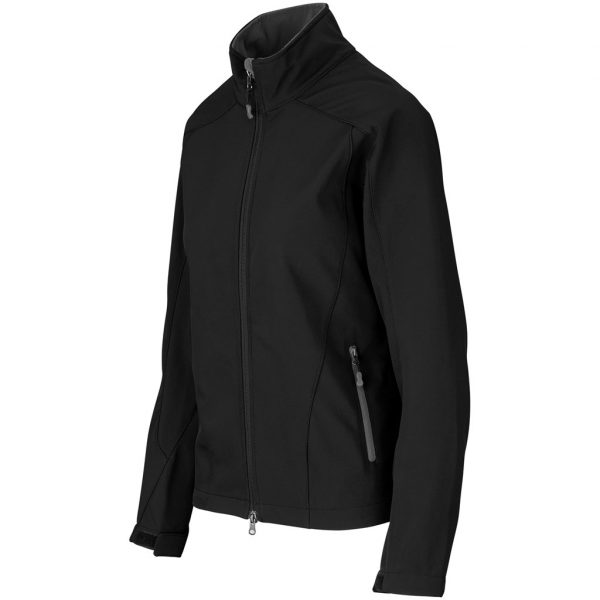 Ladies Geneva Softshell Jacket – Black Marked to clear Geneva Ladies Softshell Jacket