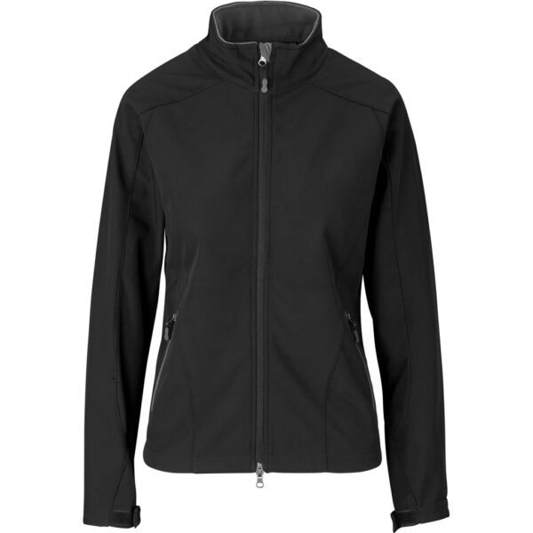 Ladies Geneva Softshell Jacket – Black Marked to clear Geneva Ladies Softshell Jacket