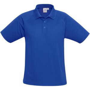 Kids Sprint Golf Shirt – Blue Marked to clear golfer