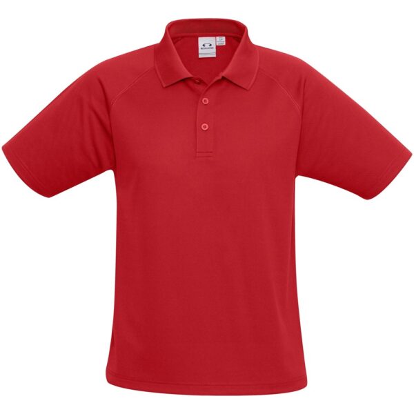 Kids Sprint Golf Shirt – Red Marked to clear golfer