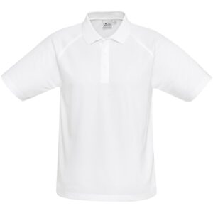 Kids Sprint Golf Shirt – White Marked to clear golfer