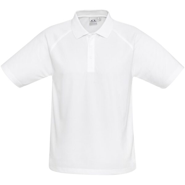 Kids Sprint Golf Shirt – White Marked to clear golfer