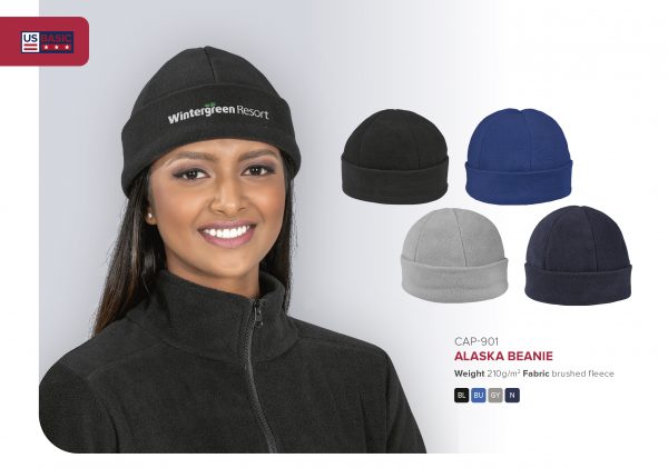 Alaska Brushed Fleece Beanie Beanies Reduced Discount