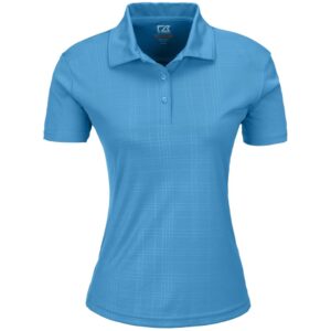 Ladies Sullivan Golf Shirt – Light Blue Marked to clear NULL