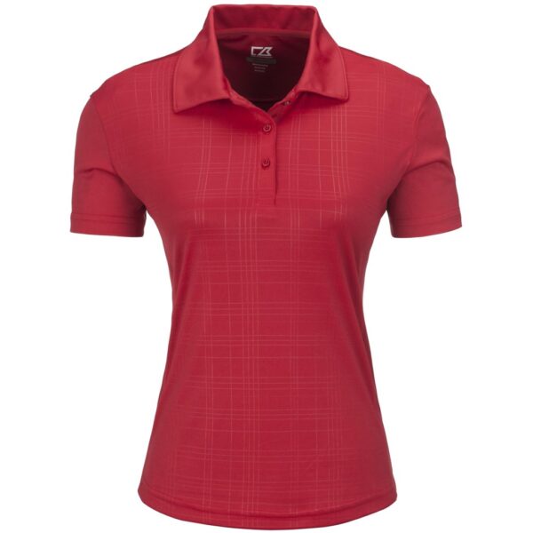 Ladies Sullivan Golf Shirt – Red Marked to clear NULL