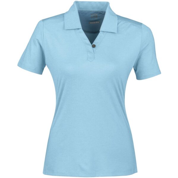 Ladies  Golf Shirt – Light Blue Marked to clear