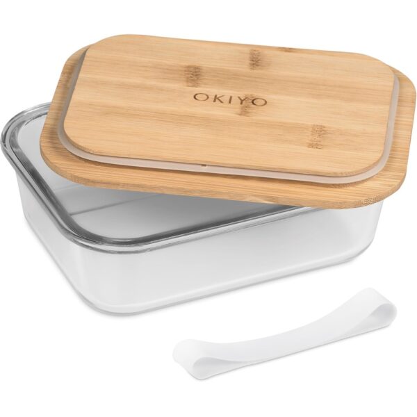 Okiyo Moshi Glass & Bamboo Lunch Box Coolers and lunchware glass lunch box