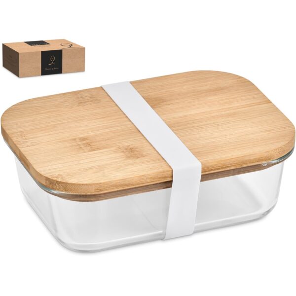 Okiyo Moshi Glass & Bamboo Lunch Box Coolers and lunchware glass lunch box