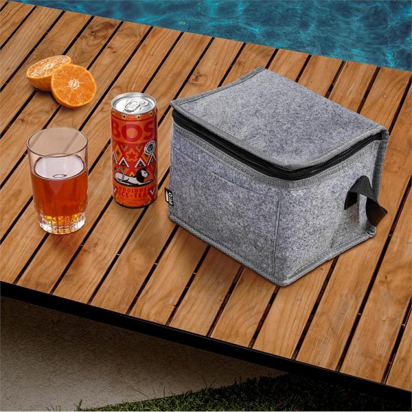 Okiyo Reitoko Recycled PET Felt Lunch Cooler – 6-Can Coolers and lunchware lunch bag