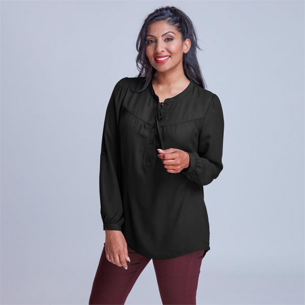 Ladies Long Sleeve Candice Blouse Lounge shirts Blouse