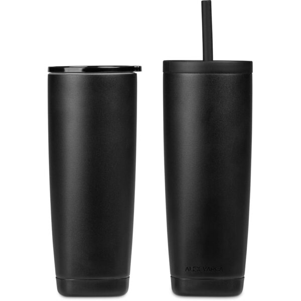 Alex Varga Aurelian Stainless Steel 2-in-1 Vacuum Tumbler & Straw Drinkware 2-in-1 tumbler