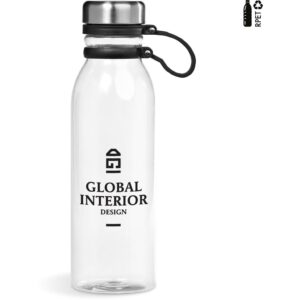 Kooshty Eden Recycled PET Water Bottle – 750ml – Transparent Drinkware eco-conscious