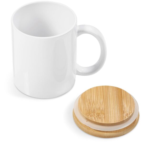 Okiyo Sozo Bamboo & Ceramic Sublimation Coffee Mug – 330ml Drinkware coffee mug