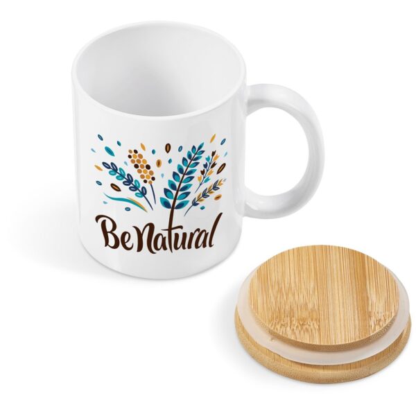 Okiyo Sozo Bamboo & Ceramic Sublimation Coffee Mug – 330ml Drinkware coffee mug