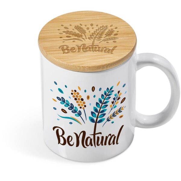 Okiyo Sozo Bamboo & Ceramic Sublimation Coffee Mug – 330ml Drinkware coffee mug