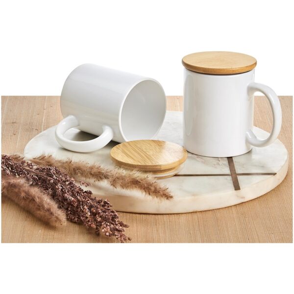 Okiyo Sozo Bamboo & Ceramic Sublimation Coffee Mug – 330ml Drinkware coffee mug