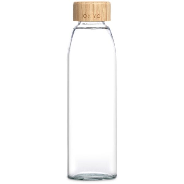 Okiyo Wabi-Sabi Glass Water Bottle – 500ml Drinkware glass bottle