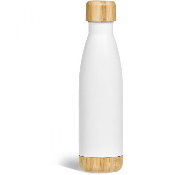 Serendipio Heritage Stainless Steel & Bamboo Vacuum Water Bottle – 500ml Drinkware stainless steel water bottle