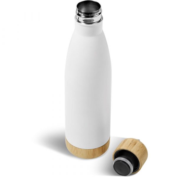 Serendipio Heritage Stainless Steel & Bamboo Vacuum Water Bottle – 500ml Drinkware stainless steel water bottle