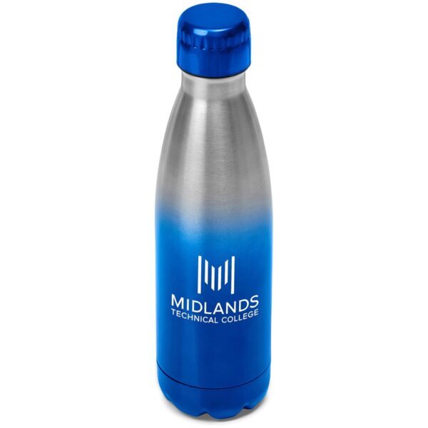 Serendipio Chandler Stainless Steel Vacuum Water Bottle – 500ml – Blue Drinkware metal water bottle