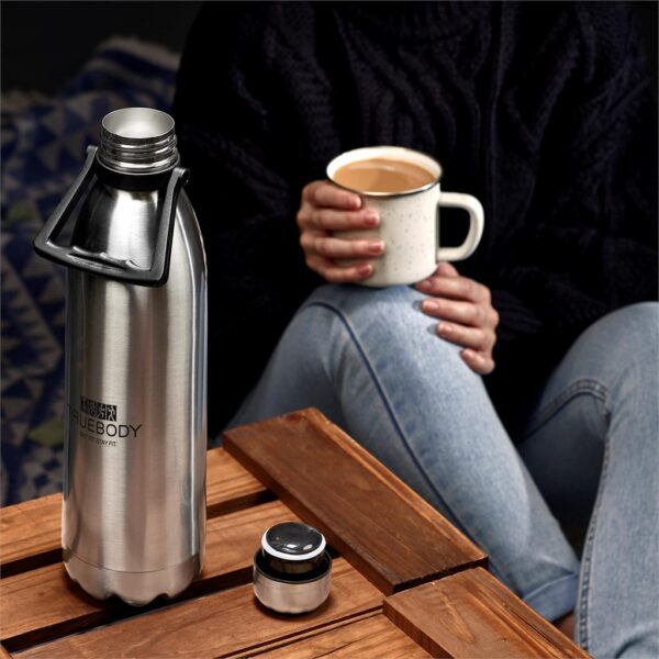 Serendipio Titan Stainless Steel Vacuum Water Bottle – 1.8 Litre Drinkware metal water bottle