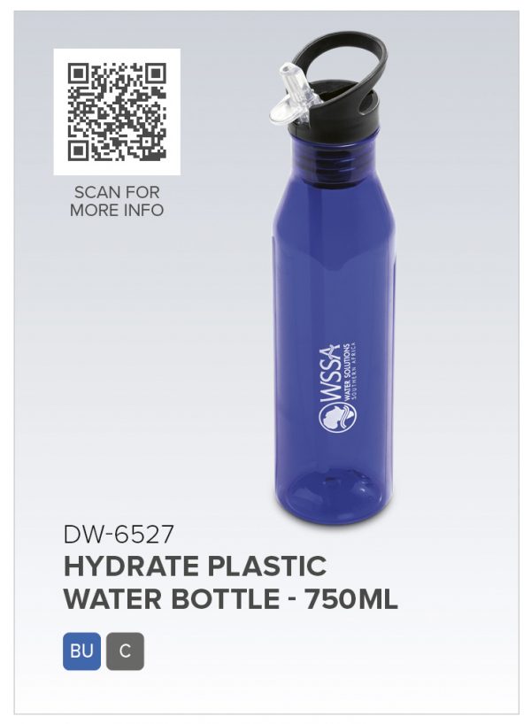 Altitude Hydrate Plastic Water Bottle – 750ml Drinkware water bottle