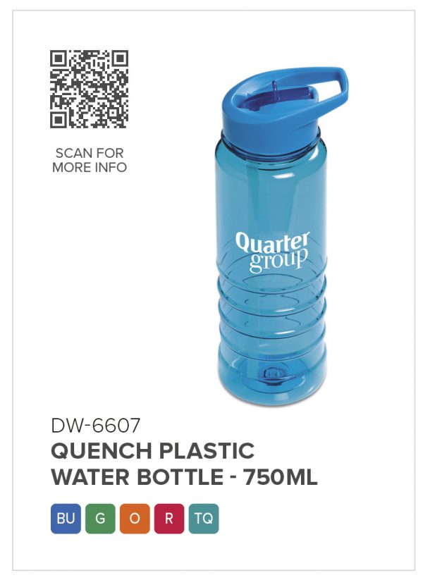 Altitude Quench Plastic Water Bottle – 750ml Drinkware water bottle