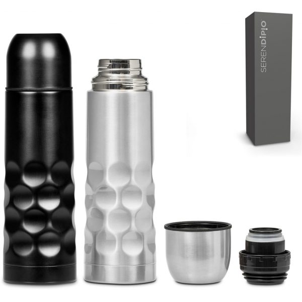 Serendipio Meteor Stainless Steel Vacuum Flask – 500ml Drinkware