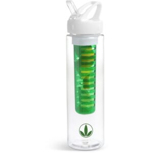 Zest Plastic Infuser Bottle – 750ml – Green Drinkware