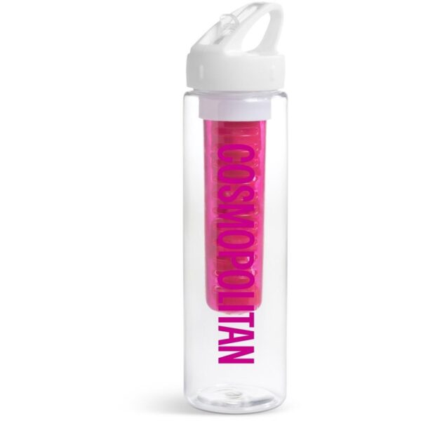 Zest Plastic Infuser Bottle – 750ml – Pink Drinkware