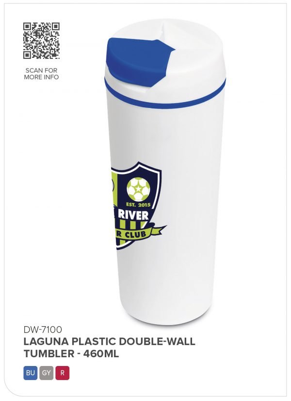 Altitude Laguna Plastic Double-Wall Tumbler – 460ml Drinkware