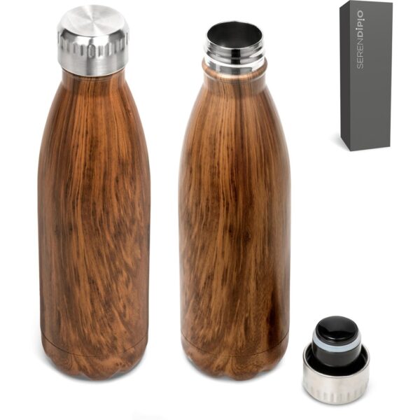 Serendipio Woodbury Stainless Steel Vacuum Water Bottle – 500ml Drinkware