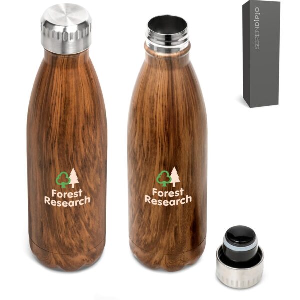 Serendipio Woodbury Stainless Steel Vacuum Water Bottle – 500ml Drinkware