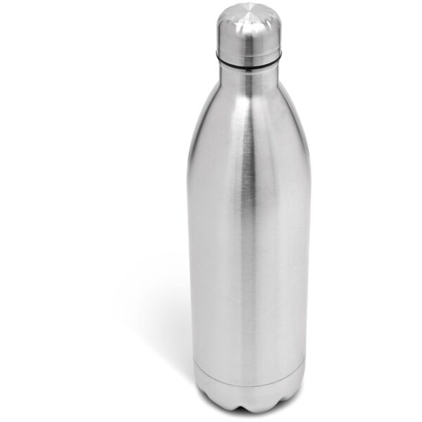 Serendipio Atlantis Stainless Steel Vacuum Water Bottle – 1 Litre – Silver Drinkware