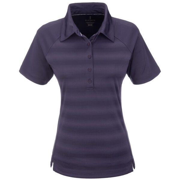 Ladies Shimmer Golf Shirt – Purple Marked to clear golf shirt