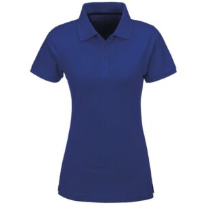 Ladies Calgary Golf Shirt – Blue Marked to clear