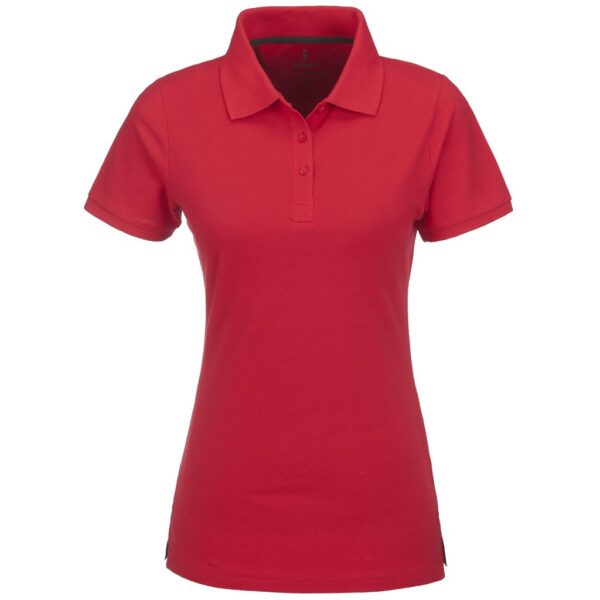 Ladies Calgary Golf Shirt – Red Marked to clear