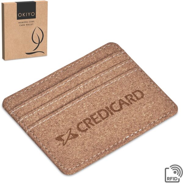 Okiyo Mamoru Cork Card Wallet Executive gifts card holder