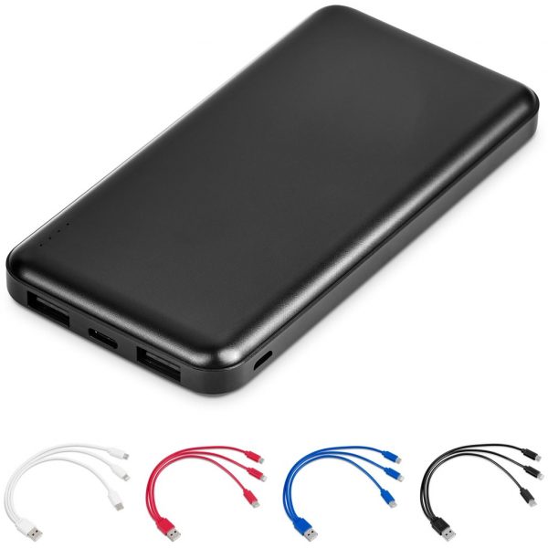 Kingpin Black 10 Compact Power Bank –  10,000mAh Mobile technology