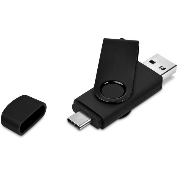 Shuffle Gyro Black Flash Drive – 8GB Flash drives