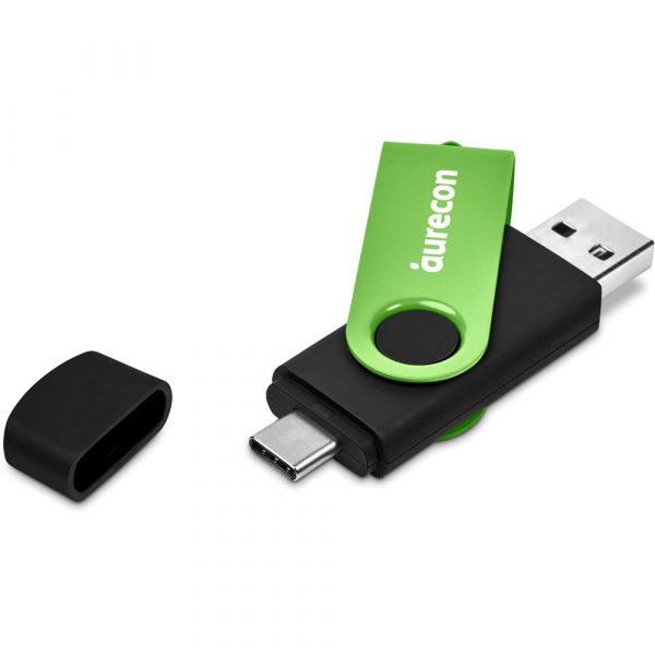 Shuffle Gyro Black Flash Drive – 8GB Flash drives