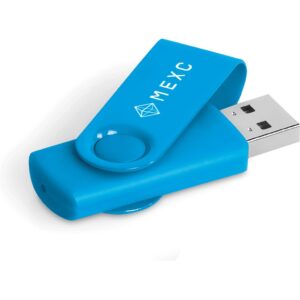 Axis Gyro Flash Drive – 8GB – Cyan Corporate gifts USB-7460