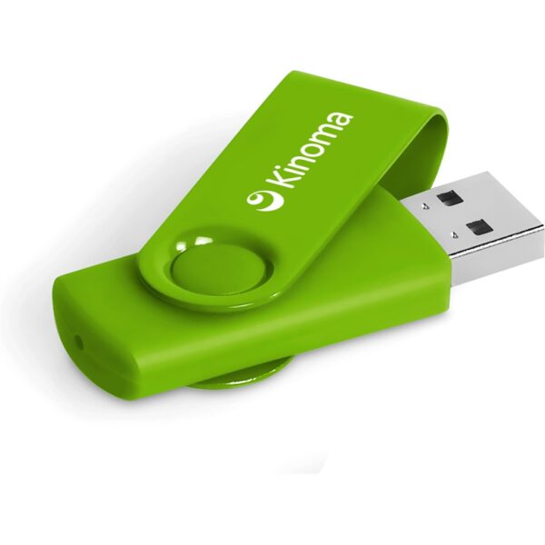 Axis Gyro Flash Drive – 8GB – Lime Corporate gifts USB-7460