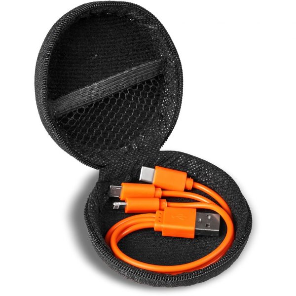 Sammy Tri-Cable in EVA Case Mobile technology 3-in-1 cable