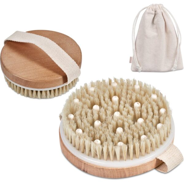 Eva & Elm Aura Bath Massage & Exfoliate Brush Personal care and pamper bath set