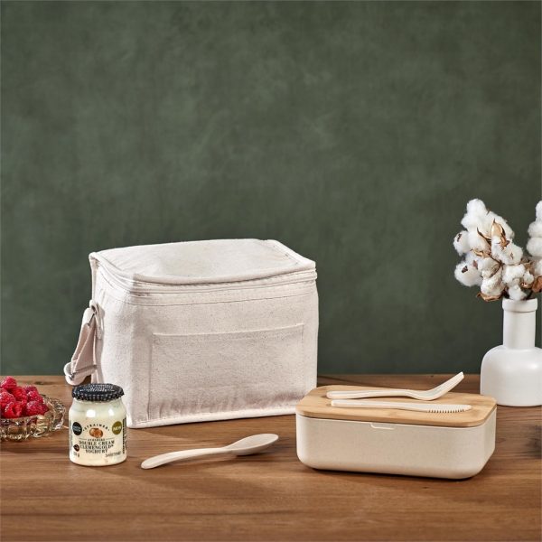 Okiyo Kura Cotton & Wheat Straw Lunch Set Coolers and lunchware cotton cooler lunch set