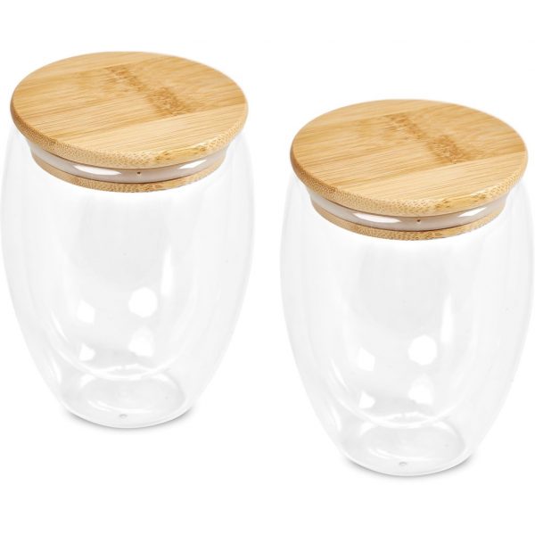 Okiyo Moco Duo Set Ideas for women Double-Wall Glass Cup Duo Set